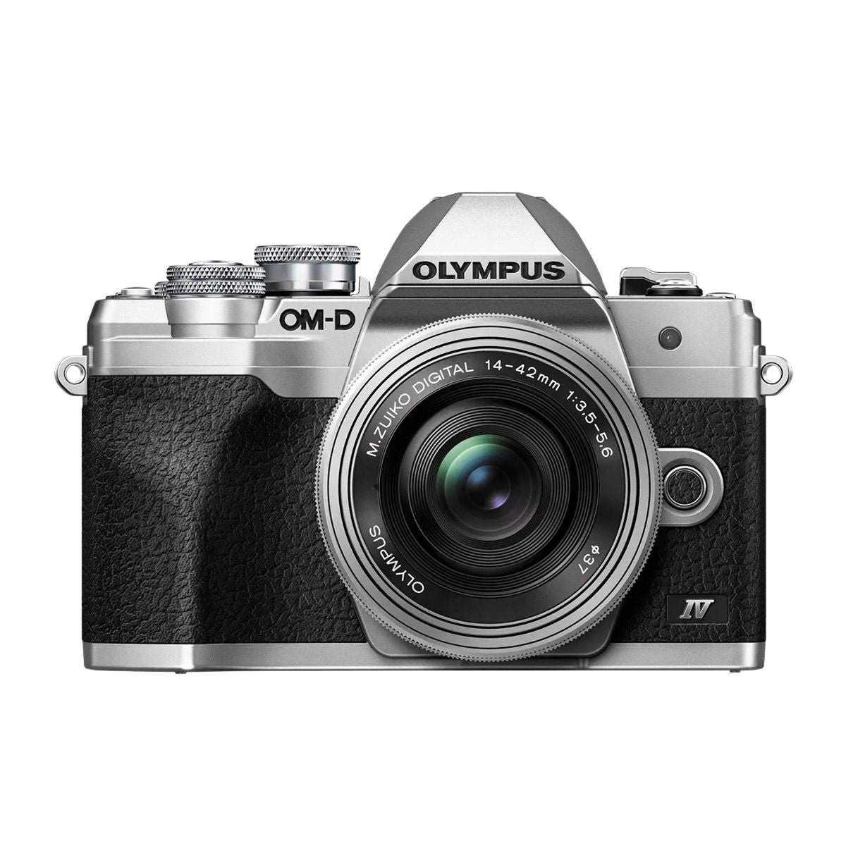 Olympus E-M10 Mark IV Mirrorless Camera with 14-42mm F3.5-5.6 EZ Lens - Silver
